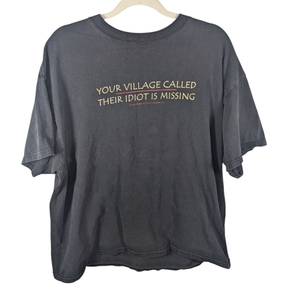 1998 Brooklyn T-Shirt Factory Funny Comedy Irony Men's T-shirt Size XL